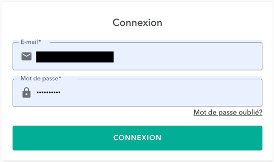 forgot password french