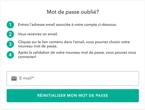 reset password french