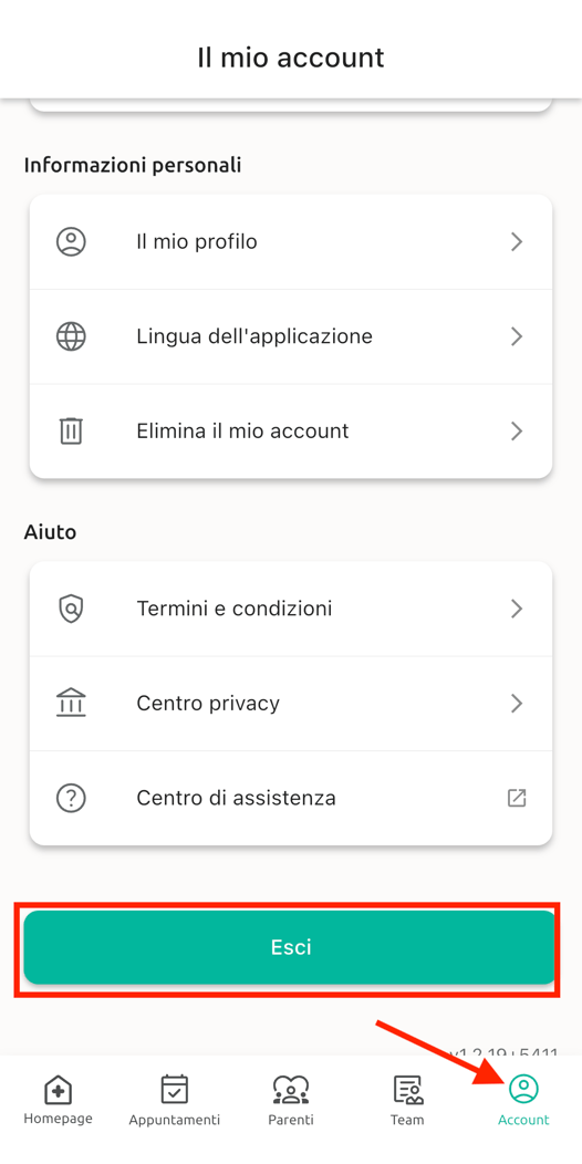 sign out app IT