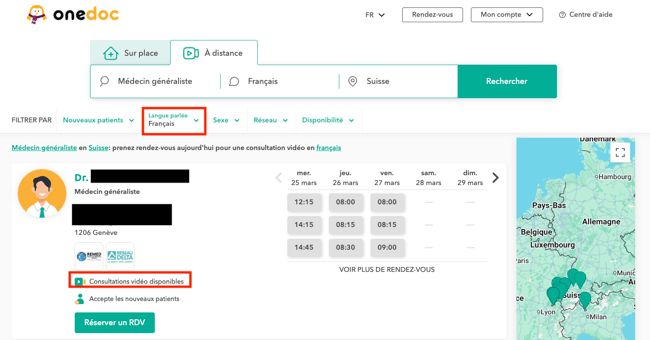 video consultation FR result